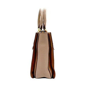 Miu Miu bag handbag leather Tan White Beige shoulder